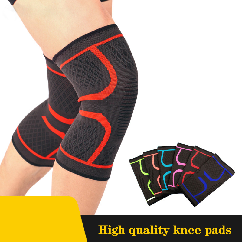 Knee Brace Badminton - 2 個フィットネスランニングサイクリング膝サポートブレース弾性ナイロンスポーツ圧縮膝パッドスリーブバスケットボールバレーボール用
