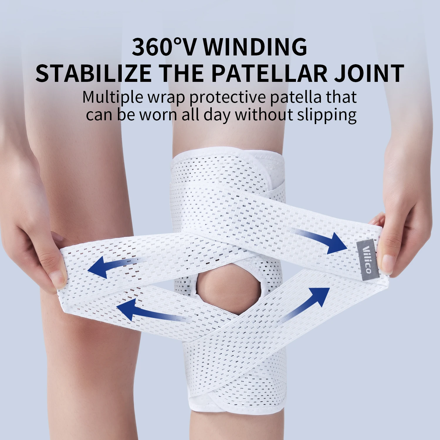 Knee Brace Badminton - アウトドアスポーツ膝パッド 夏用 薄型 男女兼用 バスケットボール、ランニング、ハイキング、その他の日常スポーツ用膝カバー