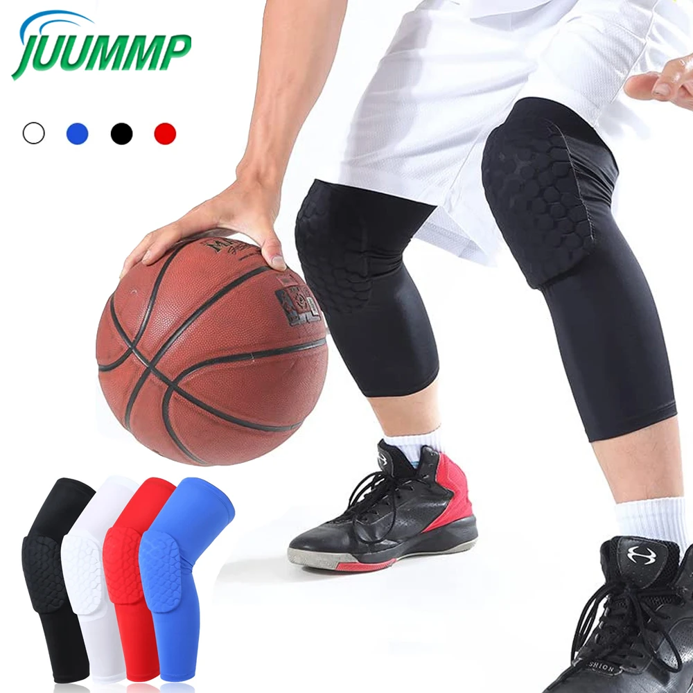 Knee Brace Badminton - バレーボールニーパッド,滑り止めレッグスリーブ,保護パッド付きパッド入りサポート,2個