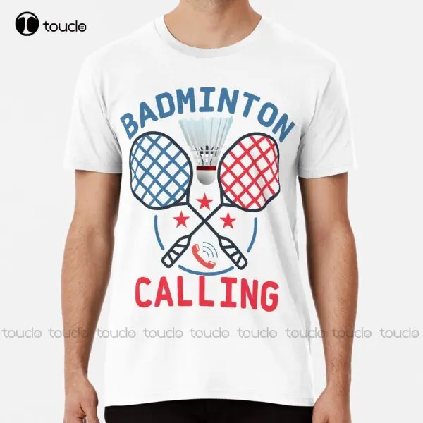 Badminton Is Calling - 新しいバドミントン コーリング プレミアム T シャツ T
