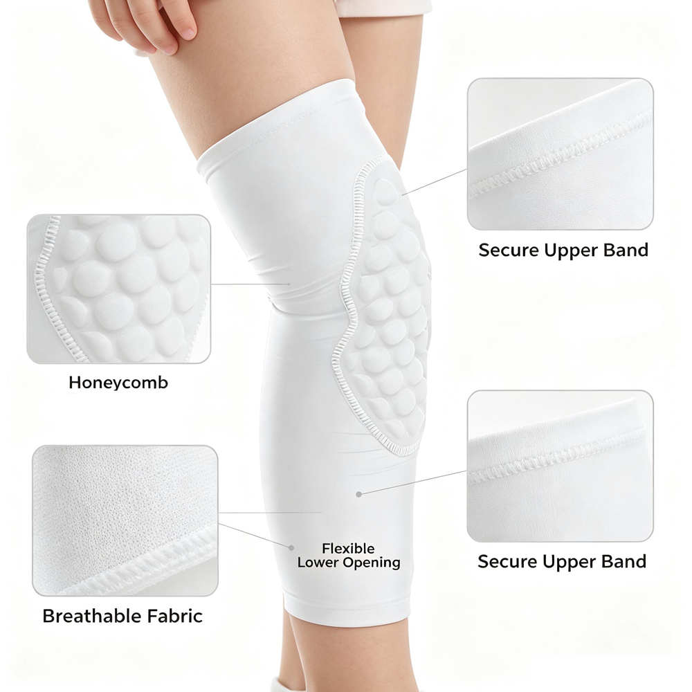 1 個キッズユース 3-12 歳パッド入りアーム膝スリーブ圧 - Knee Brace Badminton のレビューと価格