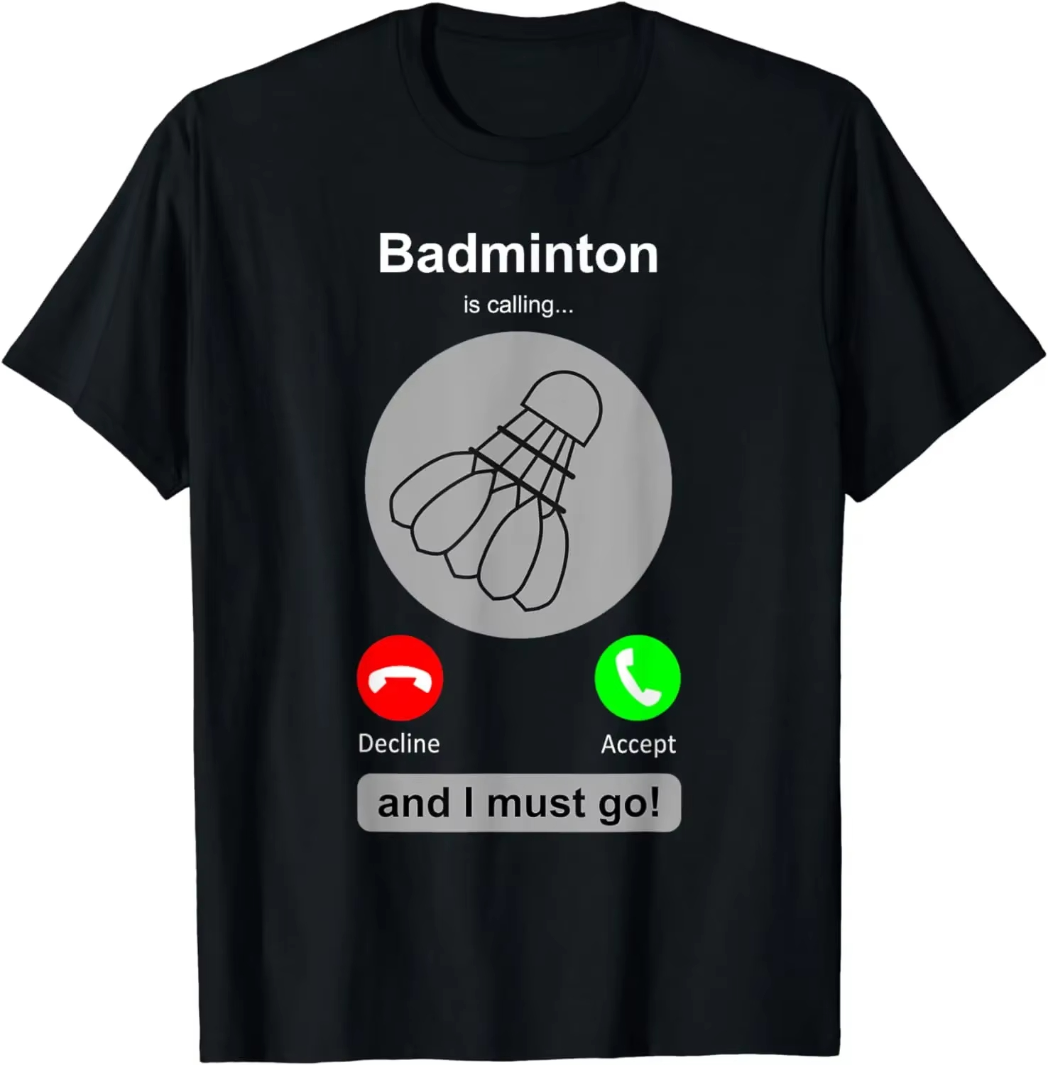 面白いバドミントンシャツバドミントンコーリング引用バドミント - Badminton Is Calling のレビューと価格