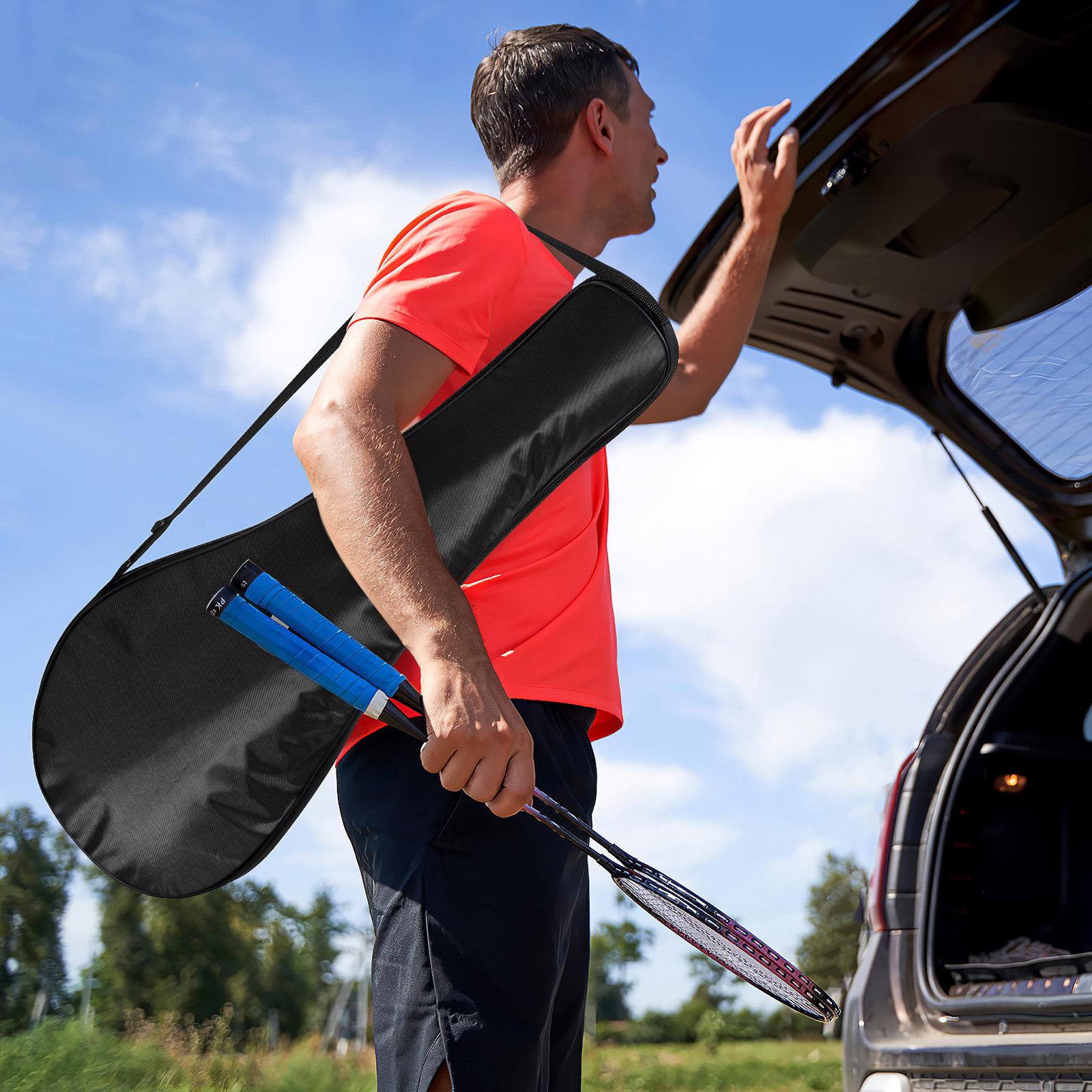 屋外用バドミントンバッグ スポーツラケットバッグ 小型ラケッ - Badminton Outdoor のレビューと価格
