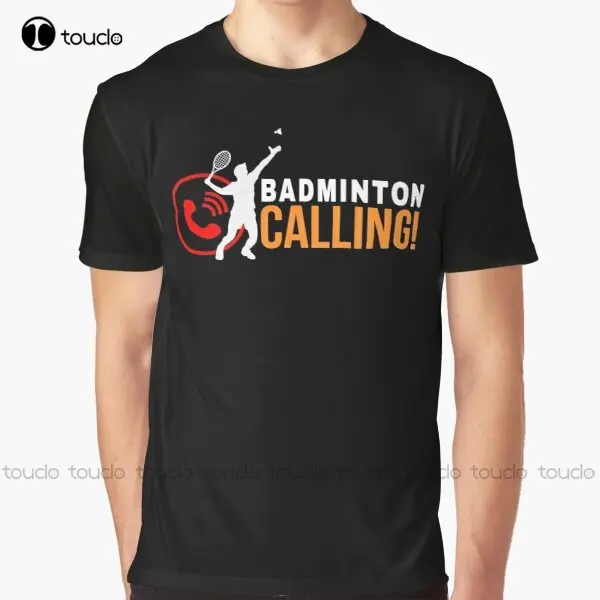 新しいバドミントン コーリング グラフィック T シャツ メ - Badminton Is Calling のレビューと価格