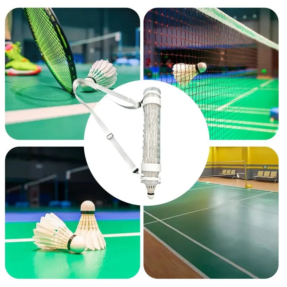 磁気羽根収納チューブバレル透明バドミントンシリンダー耐久性の - Badminton Youtube のレビューと価格