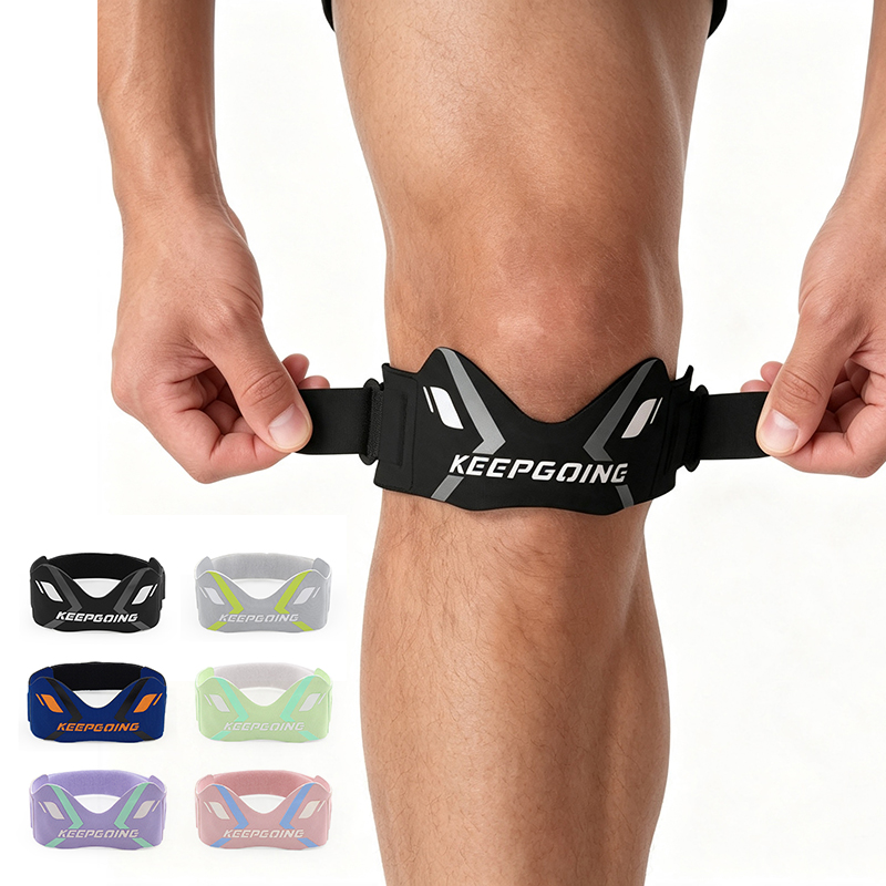 膝サポーター1個、膝蓋骨サポートストラップ、ジム、ランニング - Knee Brace Badminton のレビューと価格