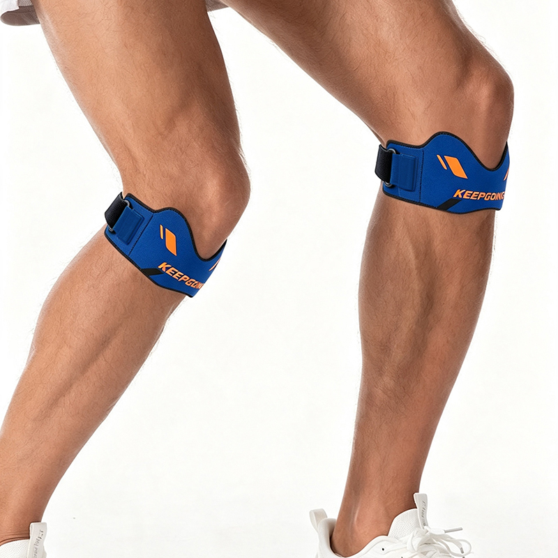 膝サポーター1個、膝蓋骨サポートストラップ、ジム、ランニング - Knee Brace Badminton のレビューと価格