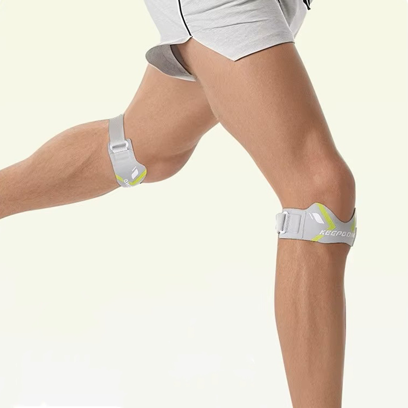 膝サポーター1個、膝蓋骨サポートストラップ、ジム、ランニング - Knee Brace Badminton のレビューと価格
