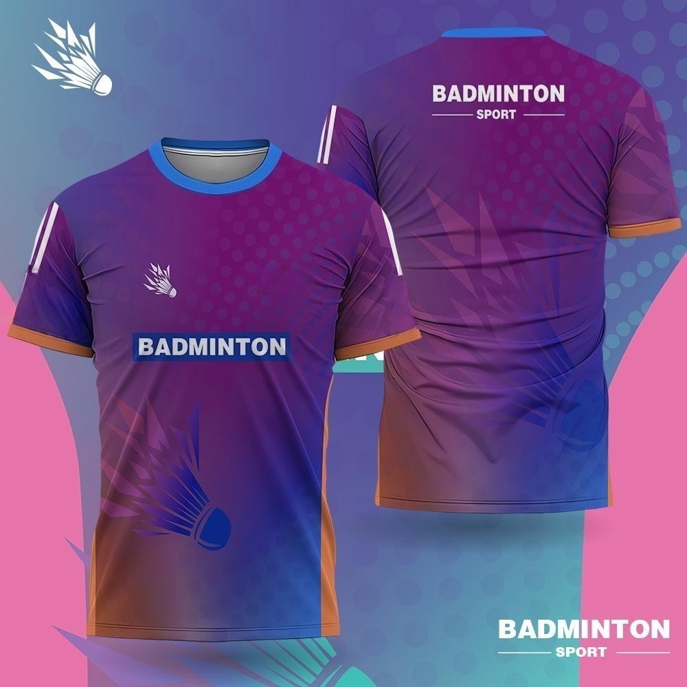 メンズバドミントンウェア グラデーション 3D プリント バ - Badminton Outdoor のレビューと価格