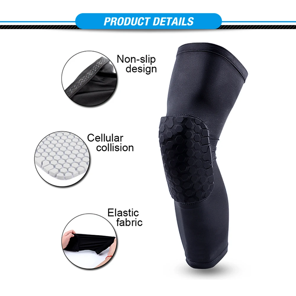 バレーボールニーパッド,滑り止めレッグスリーブ,保護パッド付 - Knee Brace Badminton のレビューと価格