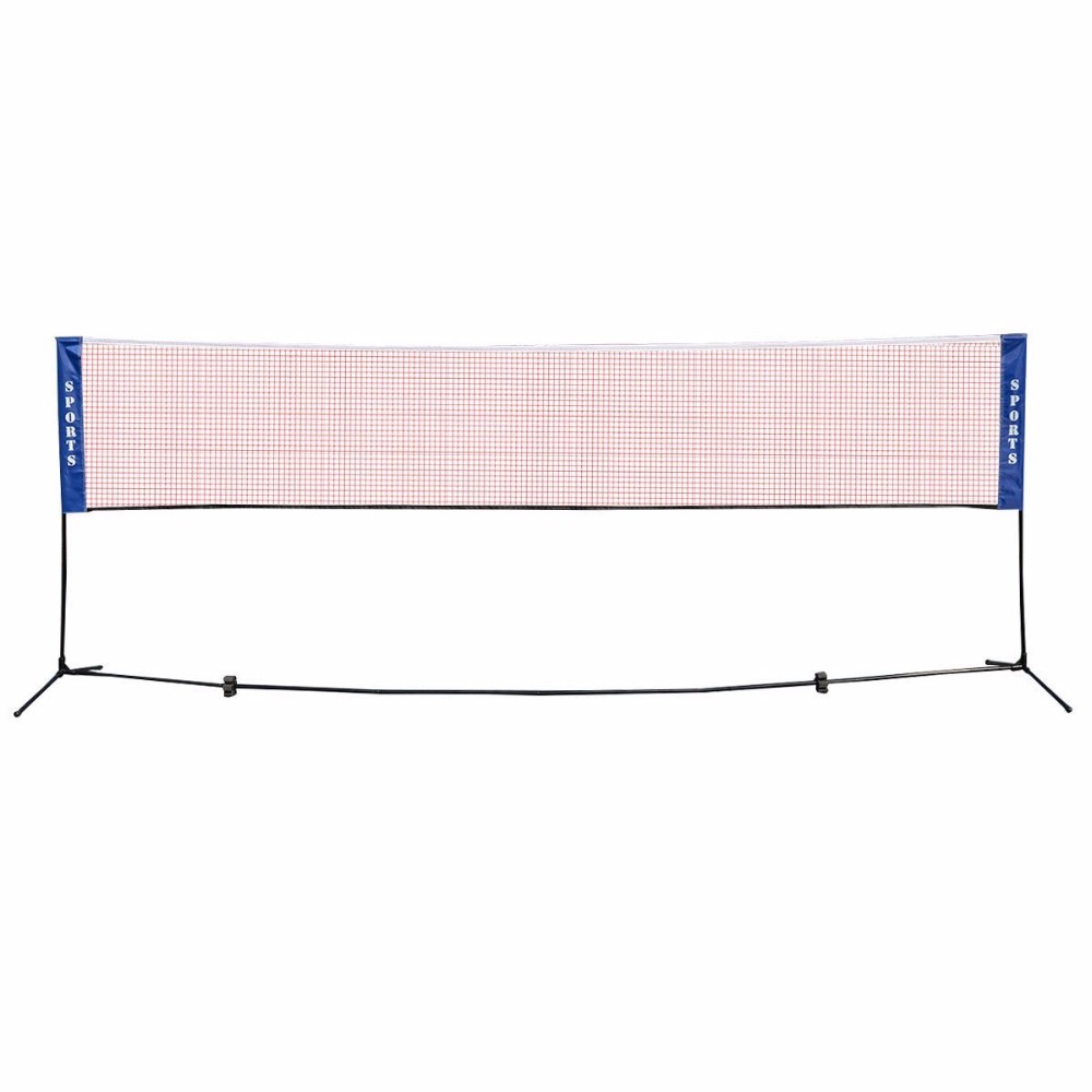 屋外バドミントンネットセット テニスゴールネット 練習用折り - Badminton Outdoor のレビューと価格
