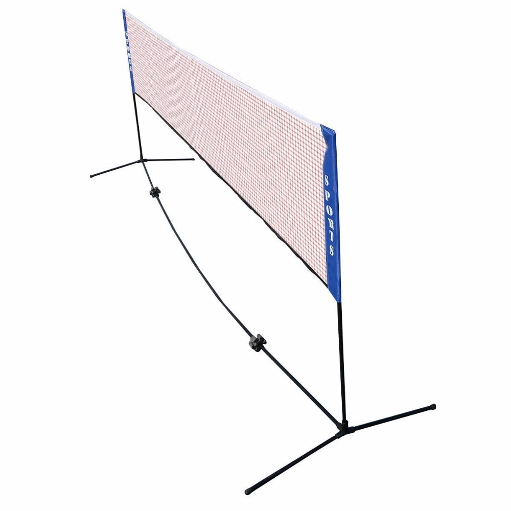 屋外バドミントンネットセット テニスゴールネット 練習用折り - Badminton Outdoor のレビューと価格