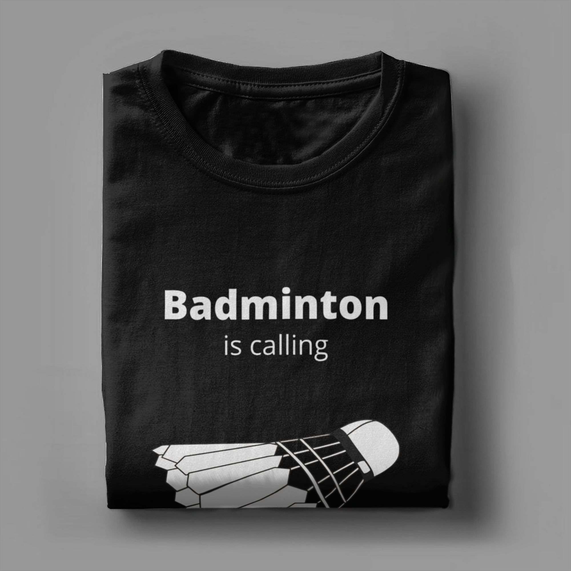 カジュアルバドミントンは呼んでいます男性用 Tシャツラウンド - Badminton Is Calling のレビューと価格