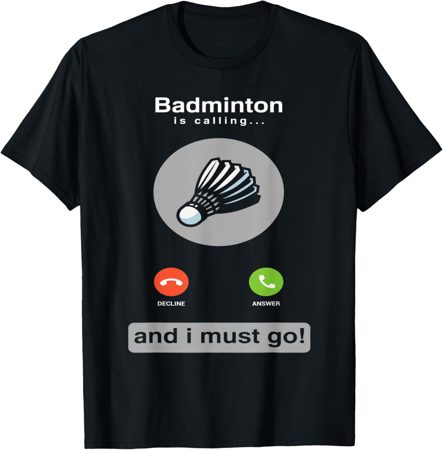 男性用の面白いバドミントンシャツ,言葉,バドミントンギフト, - Badminton Is Calling のレビューと価格